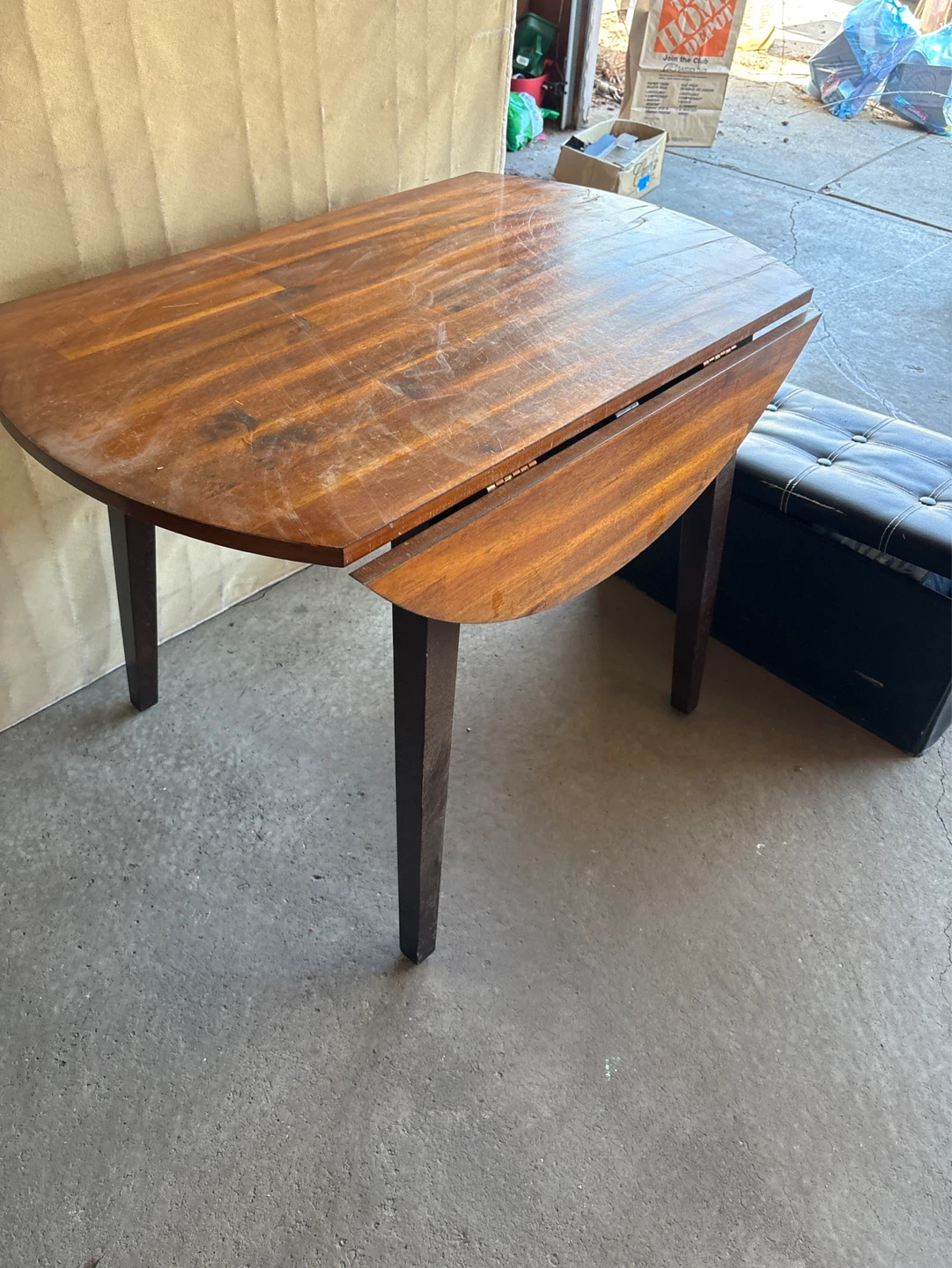 Wooden Drop Leaf Dining Table
