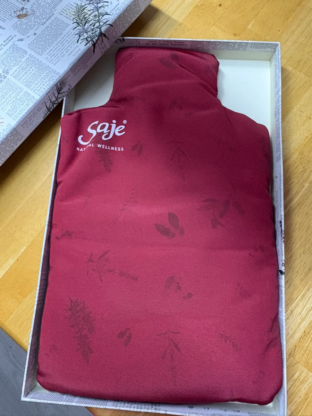 Saje Natural Wellness Hot wheat bag Bottle