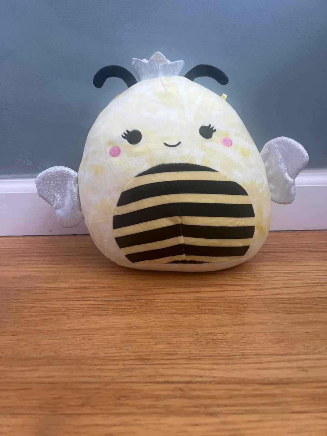Tie-dye bumble bee squishmallow