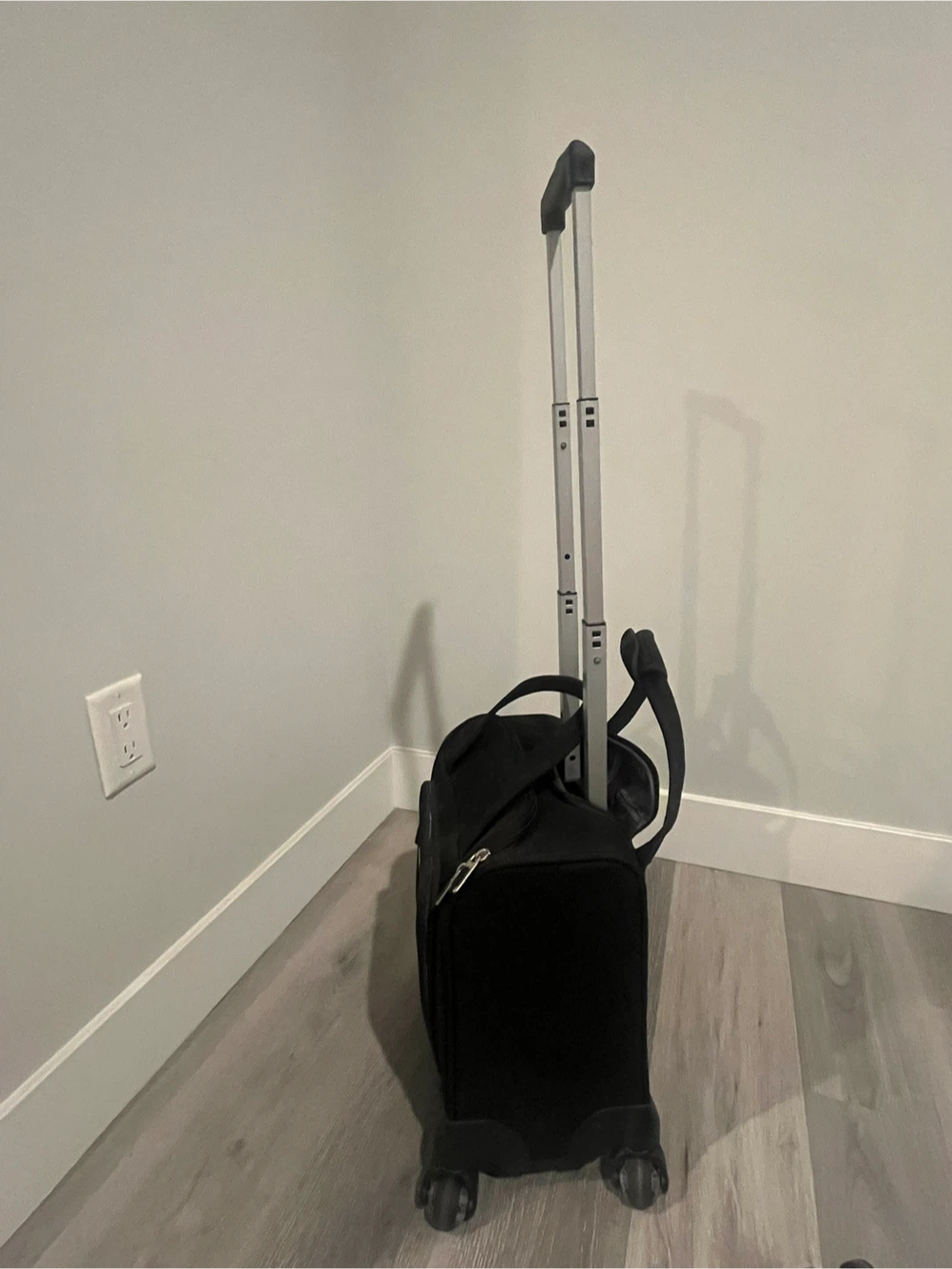 American Tourister Black Carry-On Rolling Luggage