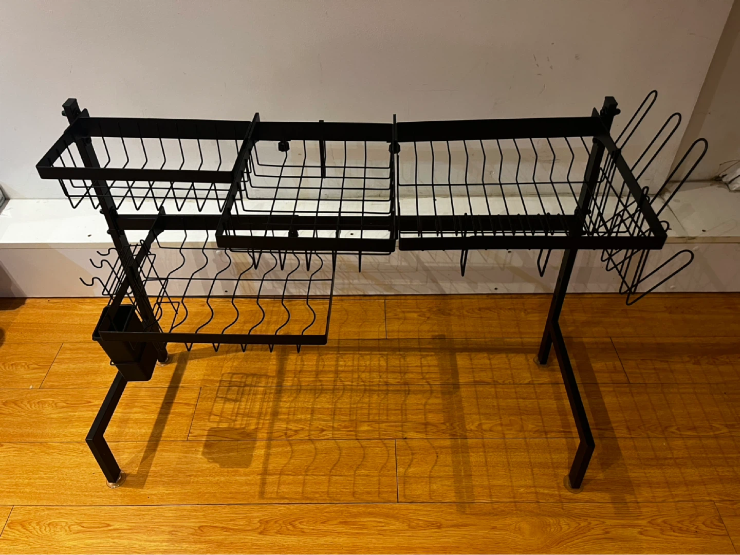 2 Tier Stainless Steel Over The Sink Dish Rack - photo 2