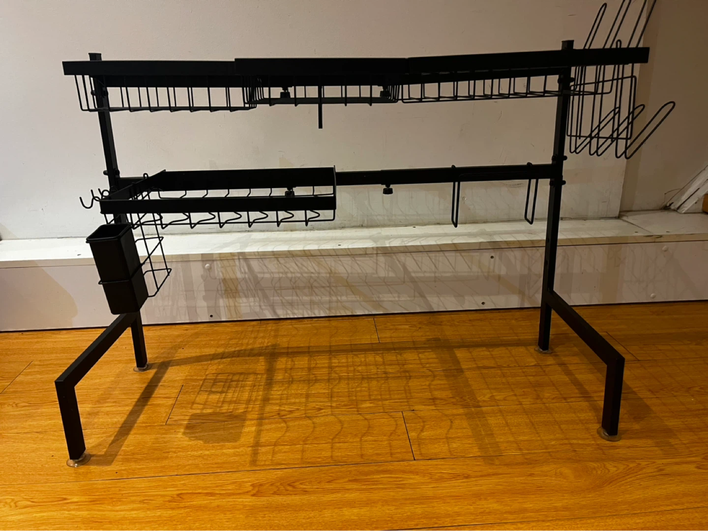 2 Tier Stainless Steel Over The Sink Dish Rack