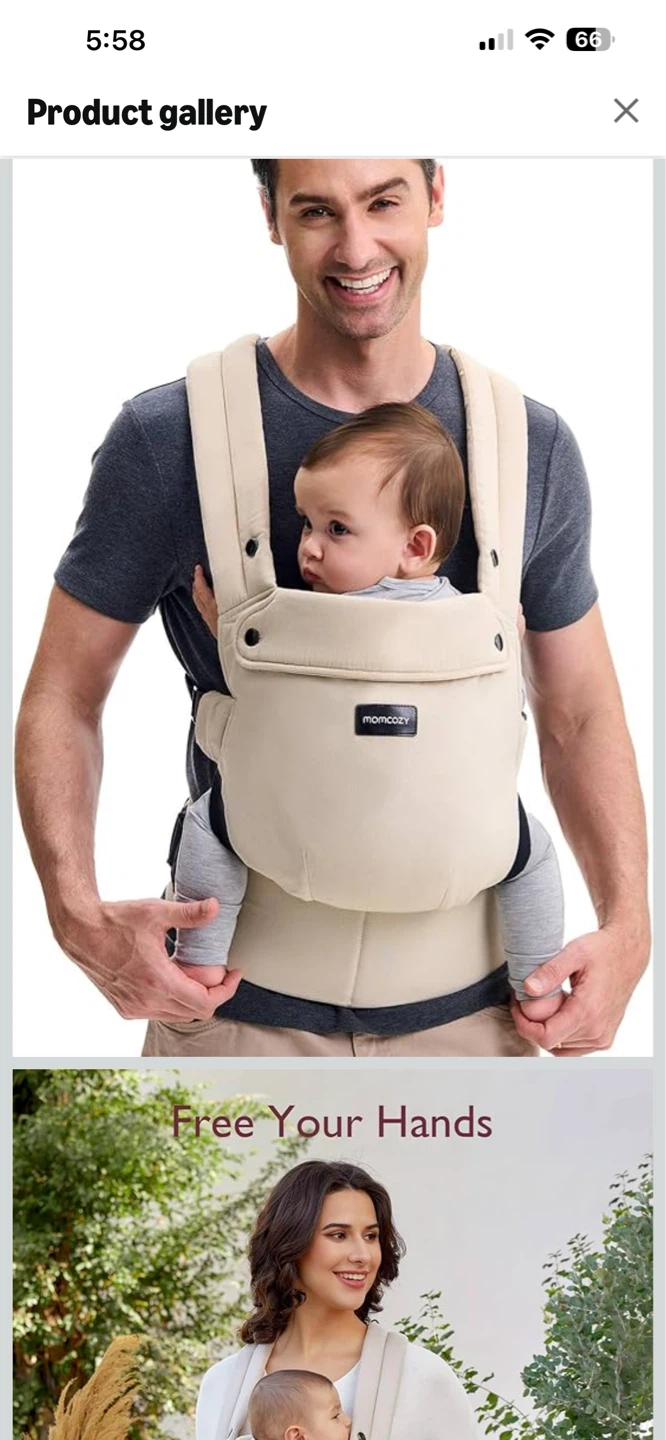 Momcozy Ergonomic Baby Carrier