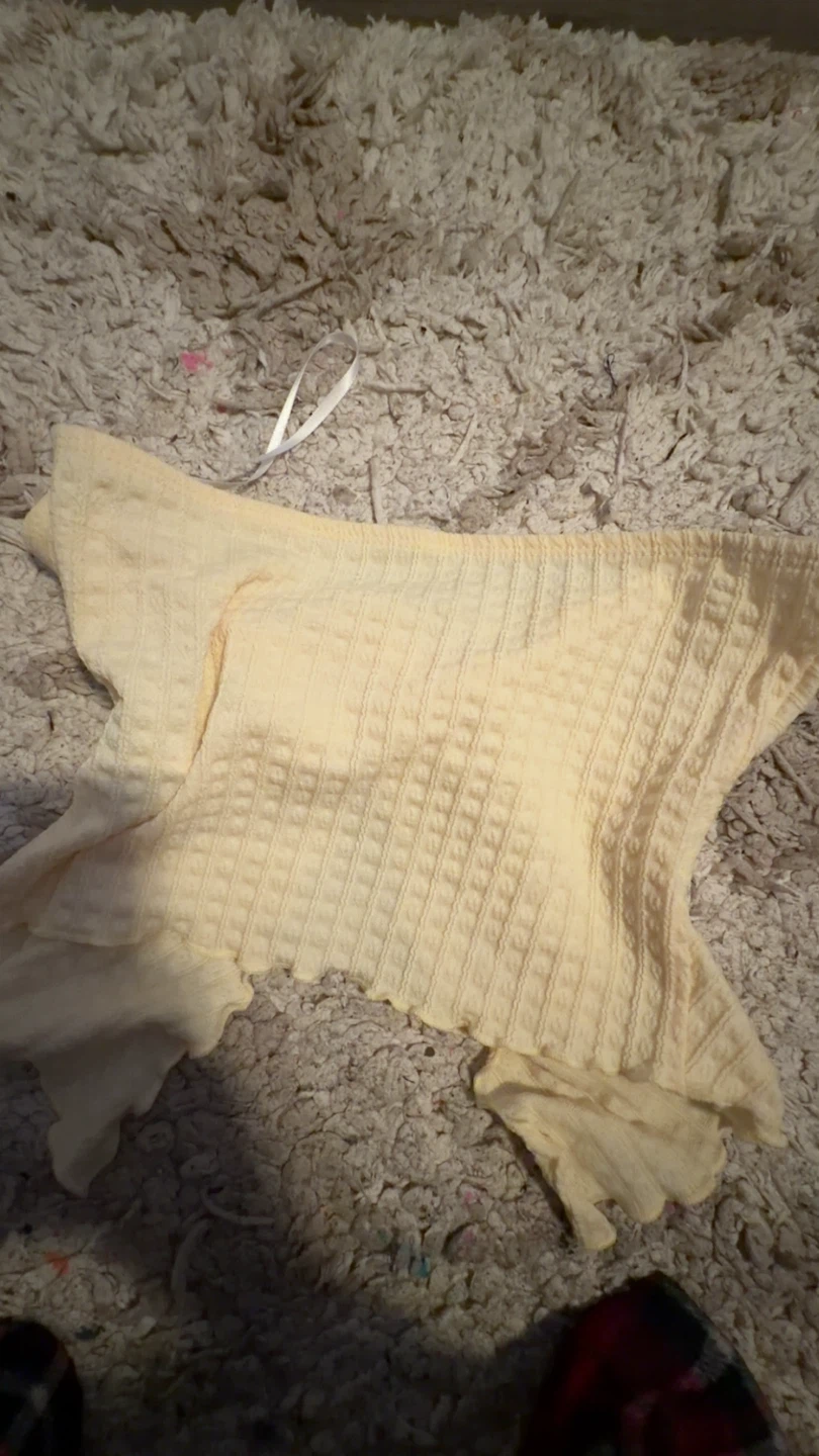 Yellow Twist Front Top - photo 3