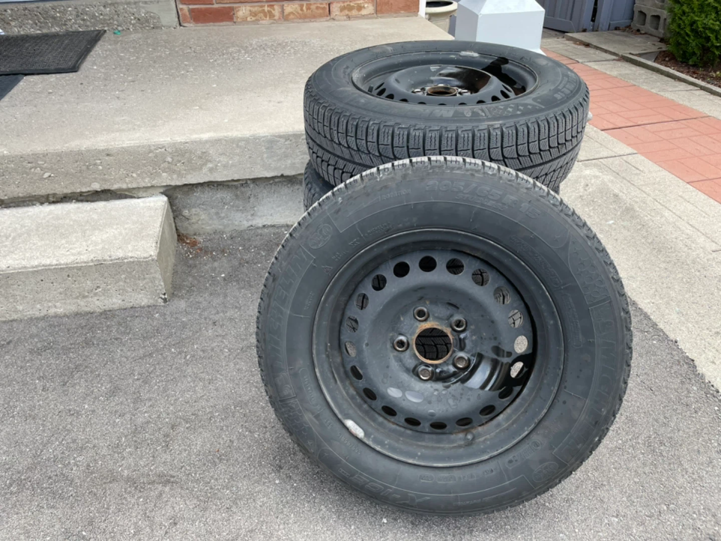 Michelin X-Ice Winter Tires on Steel Rims - Set of 4 - photo 5