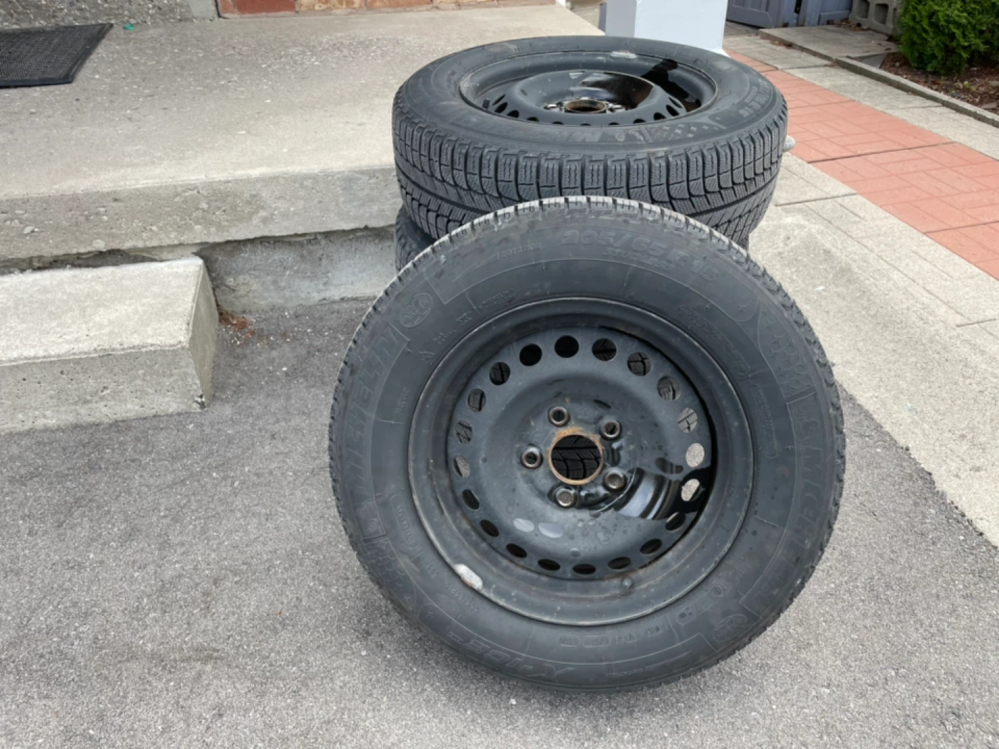 Michelin X-Ice Winter Tires on Steel Rims - Set of 4 - photo 4