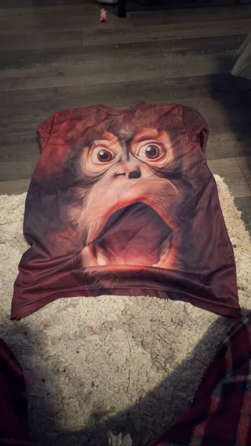 Orangutan Face Graphic T-Shirt