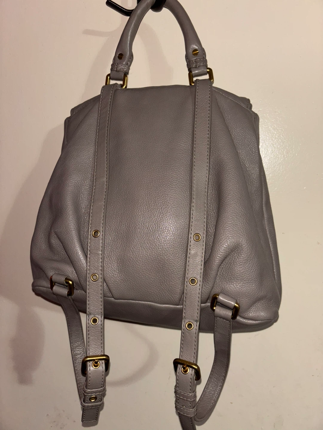 Marc by Marc Jacobs Grey Leather Backpack - photo 2