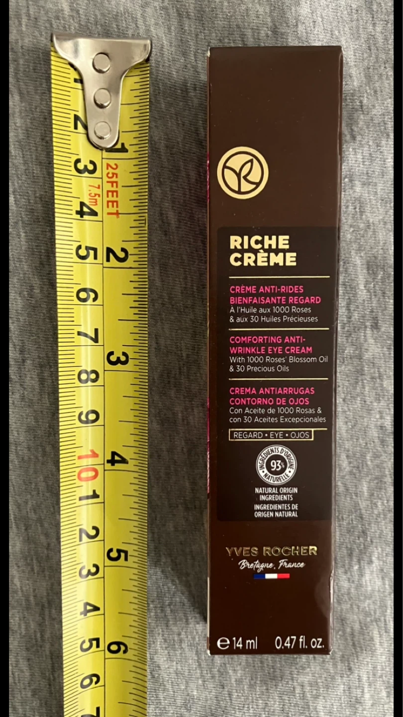 Yves Rocher Riche Crème Comforting Anti-wrinkle Eye Cream 👁️ 🌹🧴