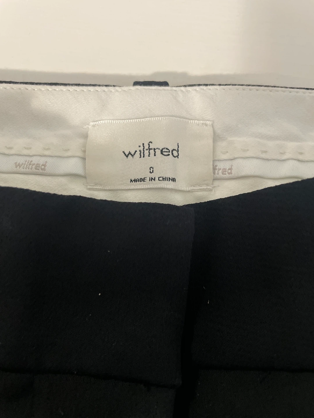 Wilfred Black Dress Pants Size 0 - photo 2