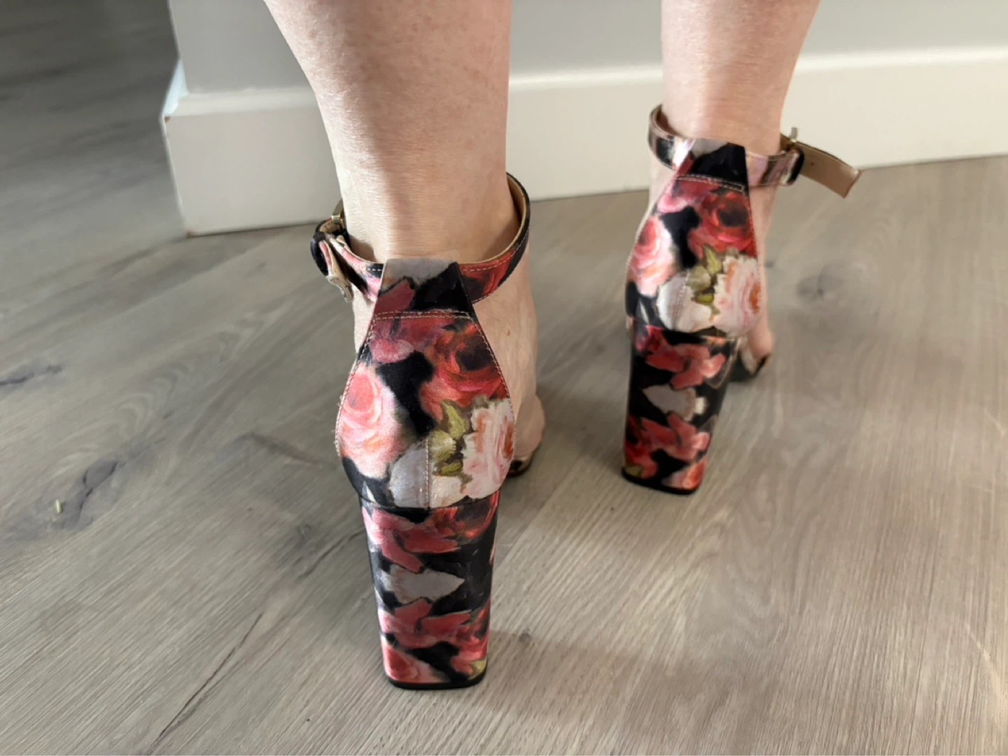 Nine West Floral Block Heel Sandals - photo 3