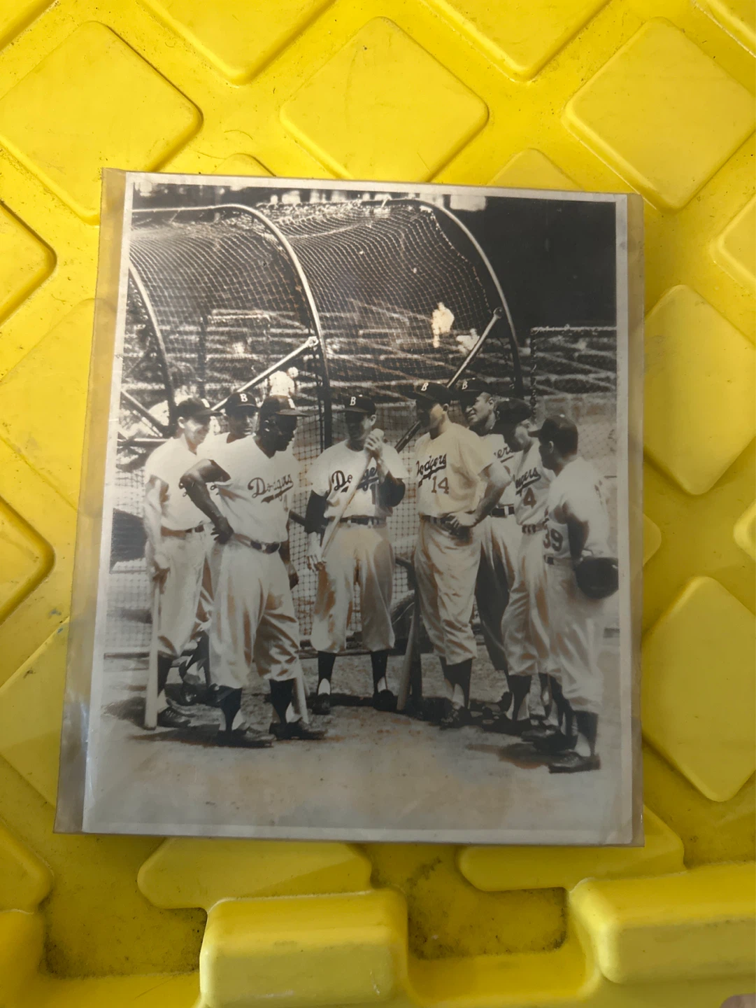 Vintage Los Angeles Dodgers Baseball Photo