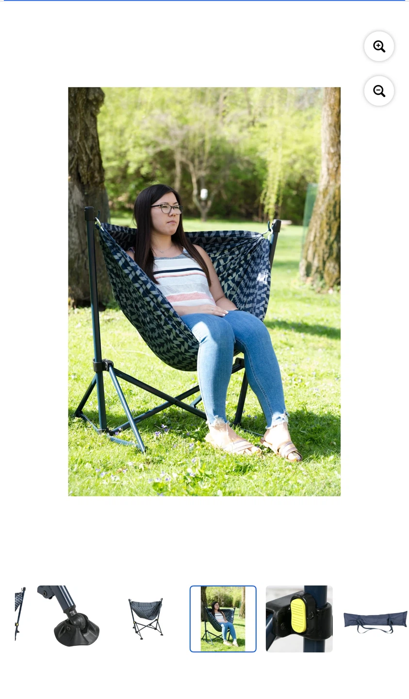 Portable Hammock Chair with Stand 2 piece - photo 4