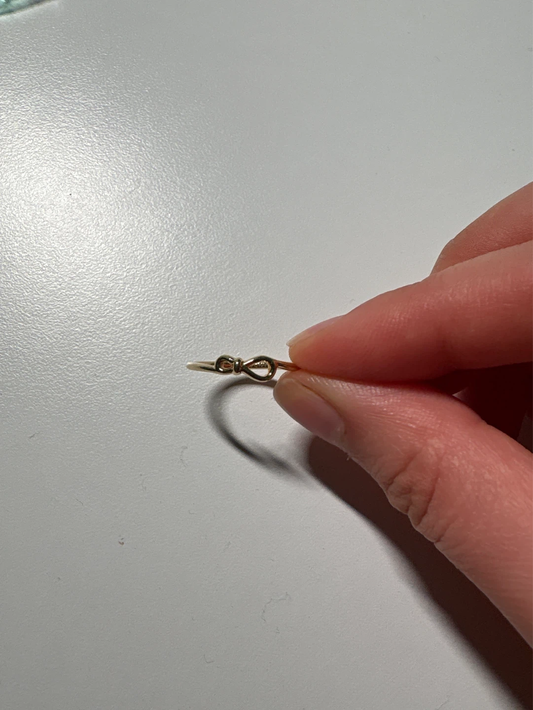 Pandora Gold Bow Ring - photo 2