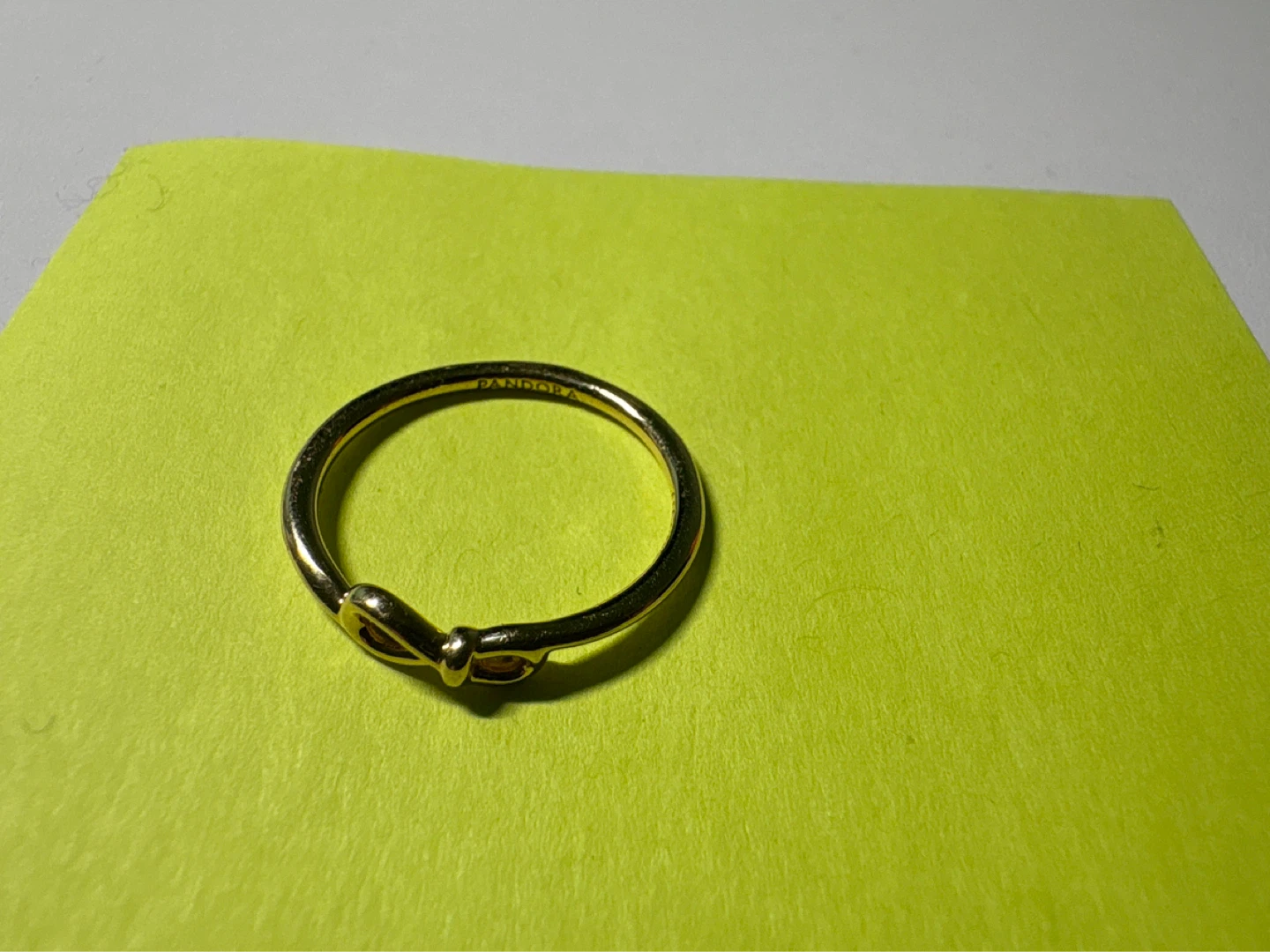 Pandora Gold Bow Ring