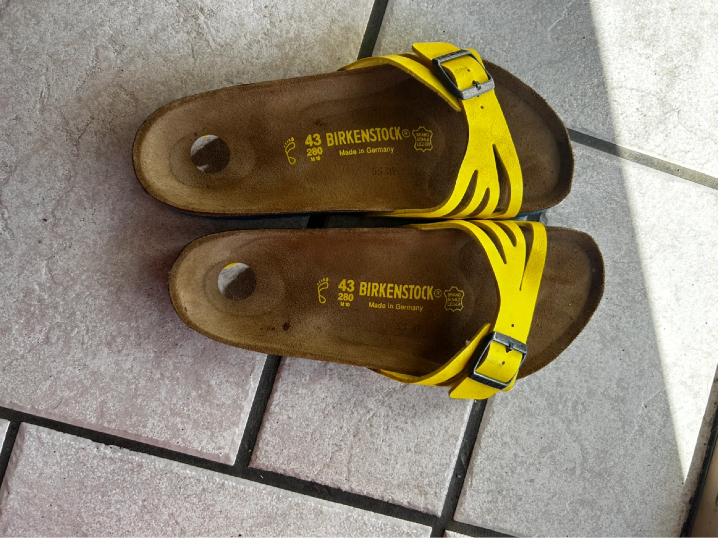 Birkenstock Sandals Size 43 Yellow - photo 2