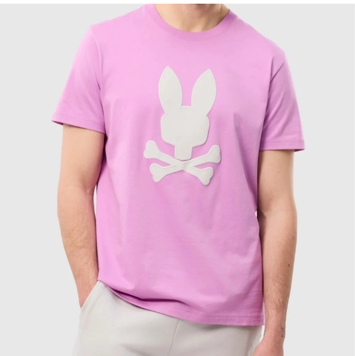 Psycho Bunny Houston Graphic Tee - Violet - SM