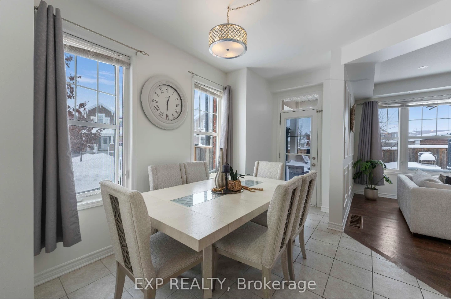 Dining Table Set with 6 Chairs