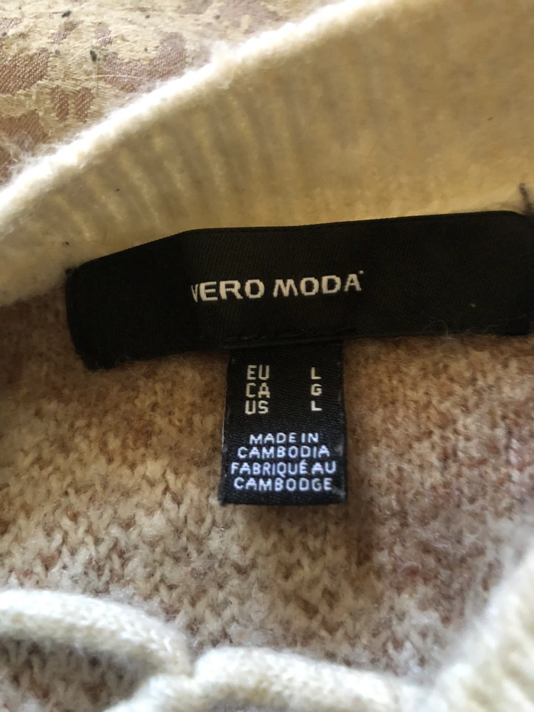 Vero Moda Striped Sweater - Size L - photo 2