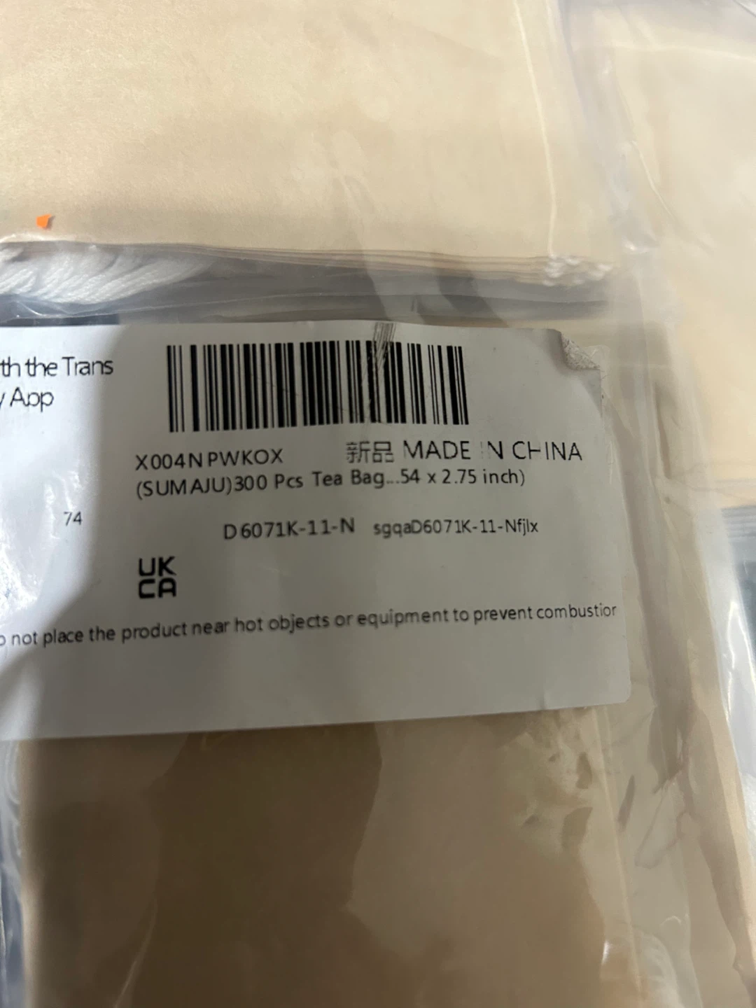 New-300 Pcs Tea Bags - photo 4