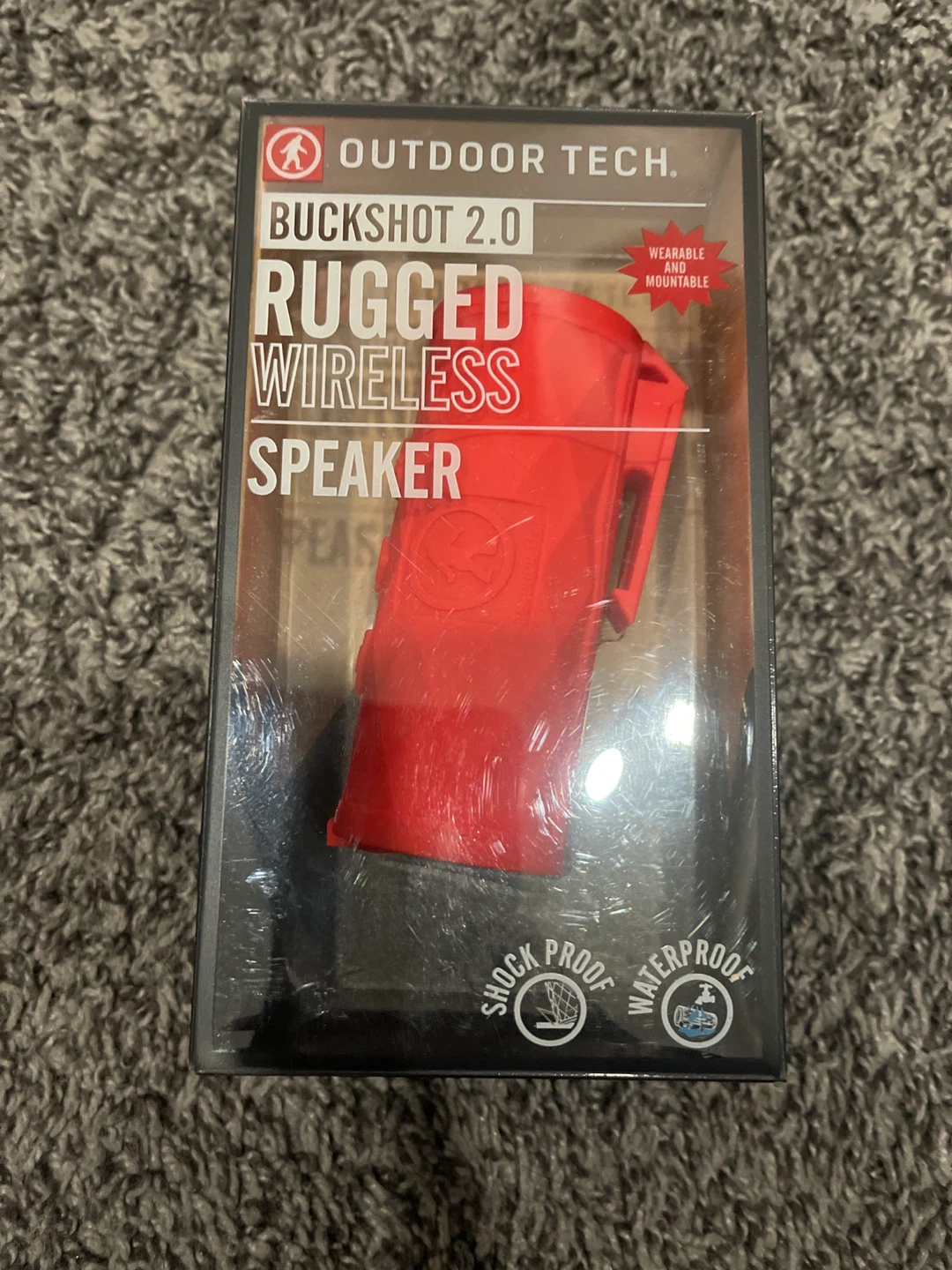 Outdoor Tech Buckshot 2.0 Rugged Wireless Speaker - Red