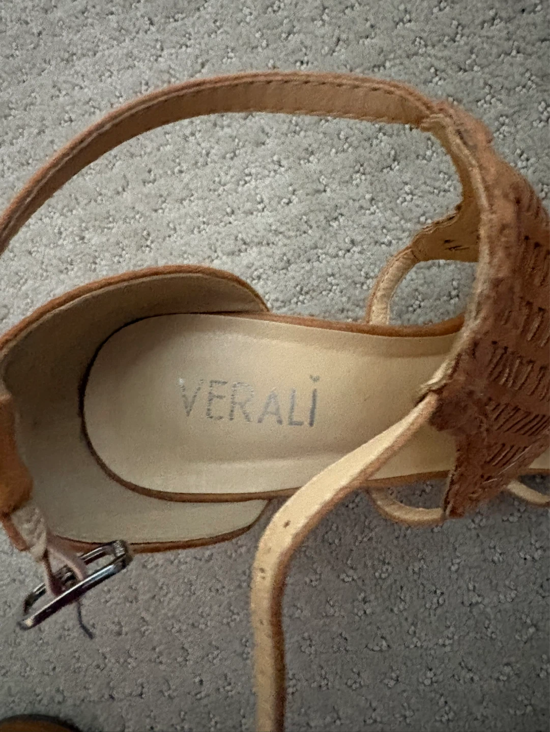 Verali Tan Suede Strappy Heels - photo 5