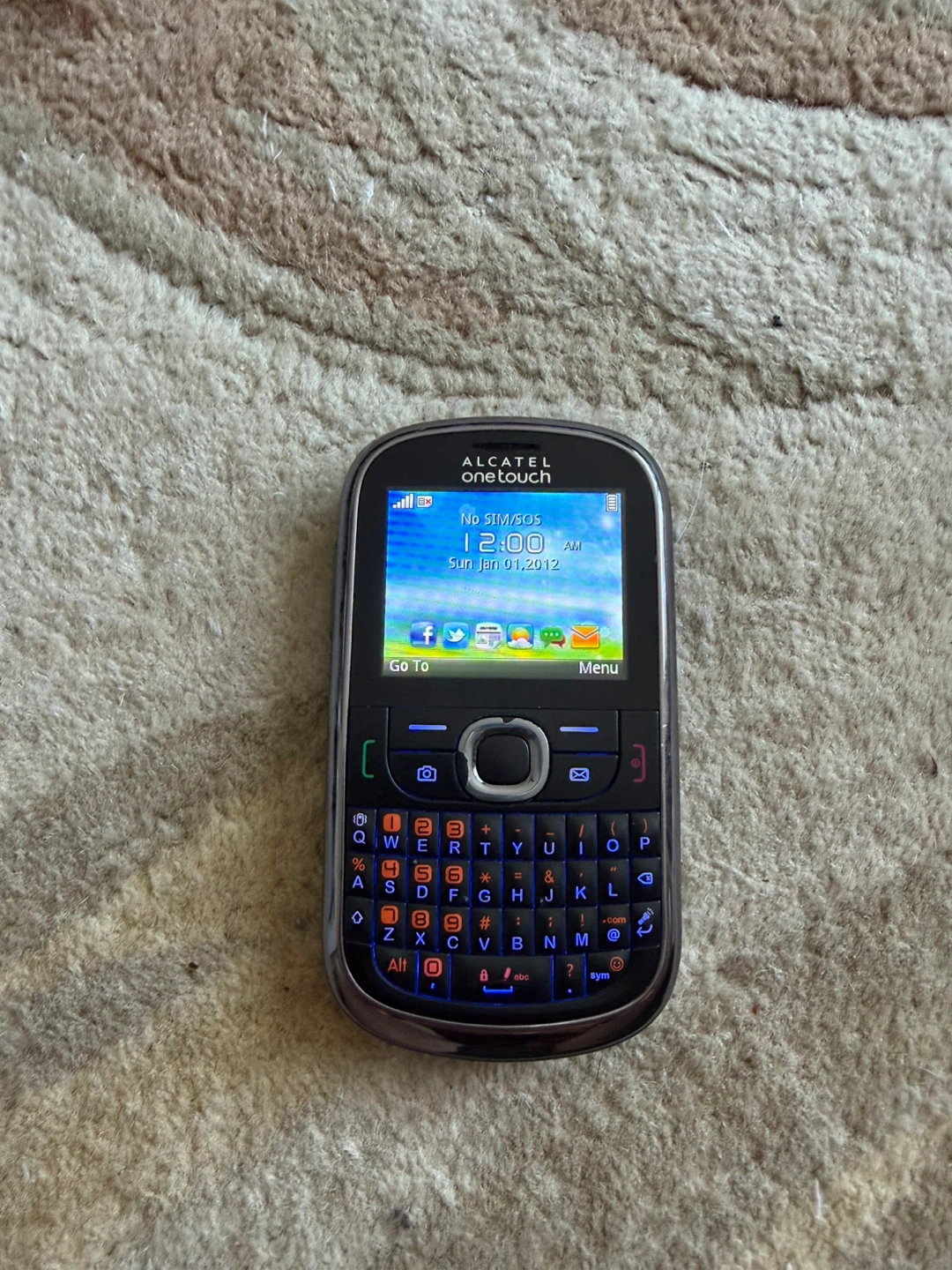Alcatel OT-871 Very Rare Collector Phone (Working)
