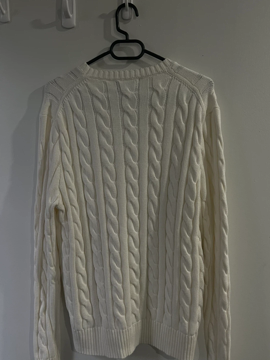 Polo Ralph Lauren Cream Cable Knit Sweater - photo 3