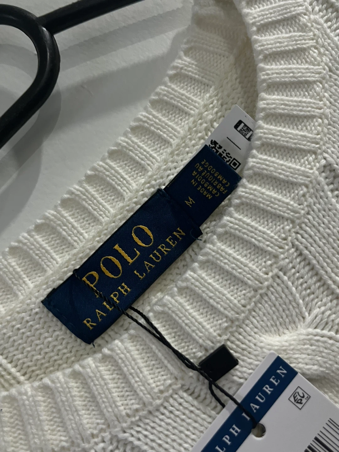 Polo Ralph Lauren Cream Cable Knit Sweater - photo 4