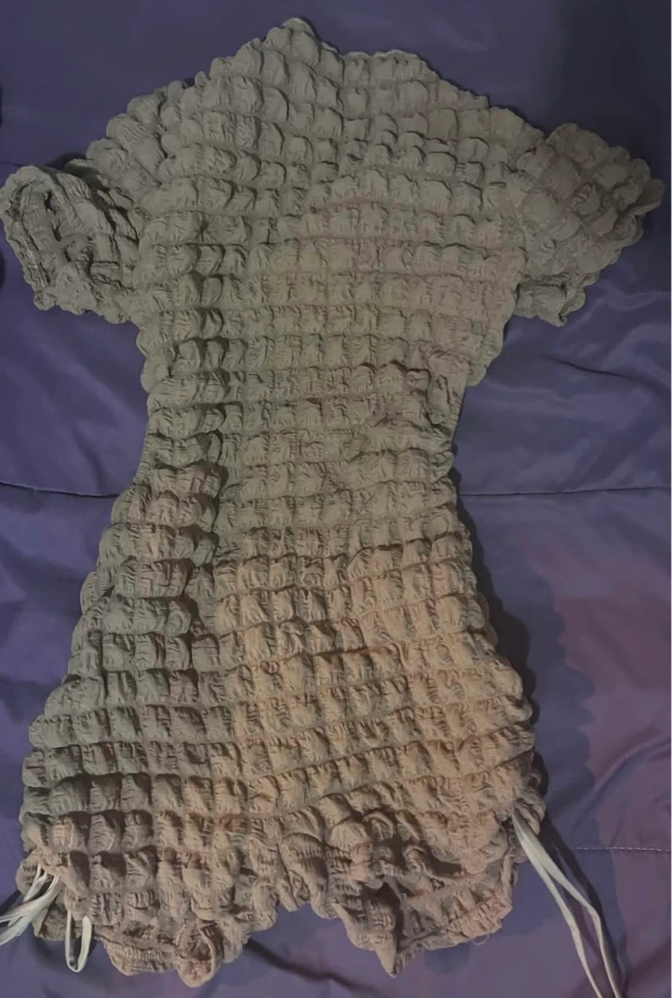 Ruched Textured Romper - photo 4
