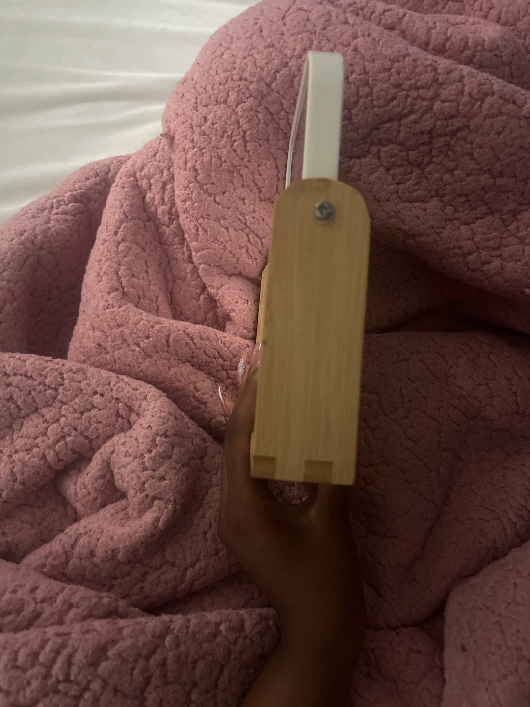 Tabletop Mirror with Wooden Stand - photo 2