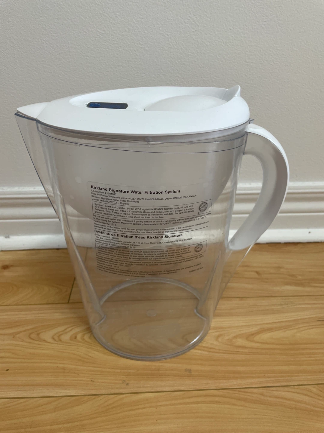 Kirkland Signature Water Filtration System Pitcher - photo 2