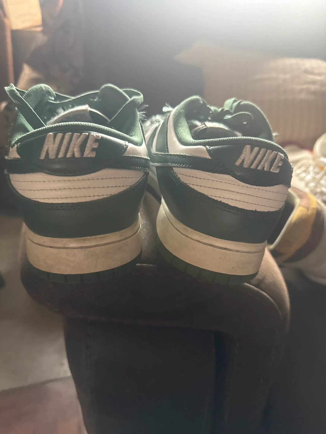 Nike Dunk Low (Green/White) - photo 2