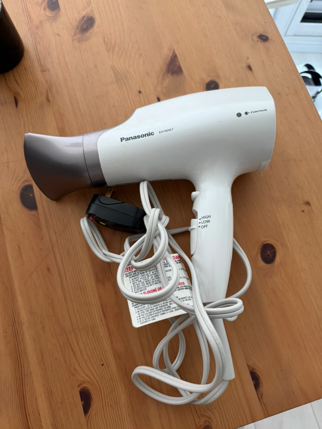 Panasonic EH-NA67 Hair Dryer White