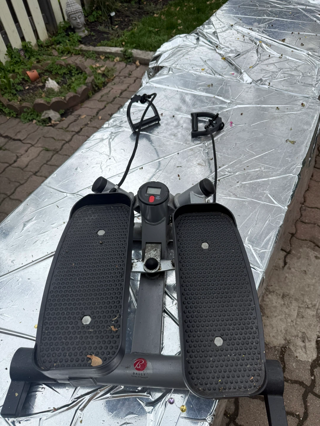 Bally Total Fitness Stepper with Resistance Bands