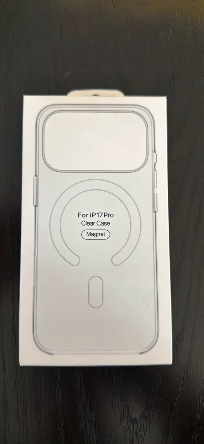 Apple iPhone 17 Pro Clear Case with MagSafe