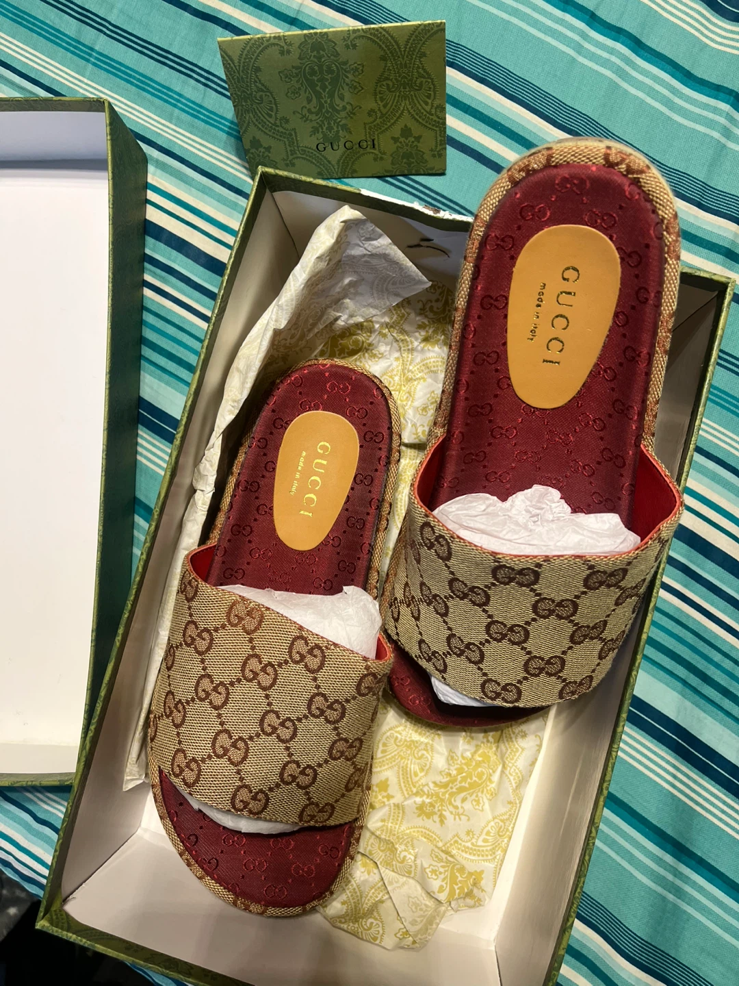 Gucci platform slide sandal - photo 2