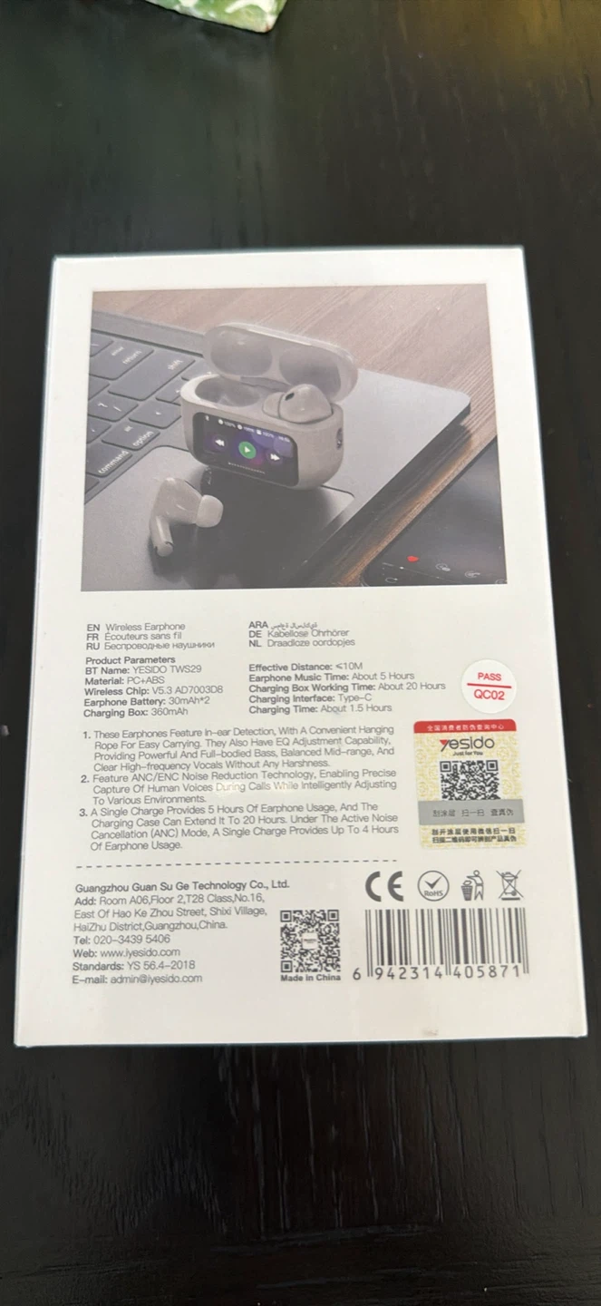 Yesido Touch Control Wireless Earbuds - photo 2