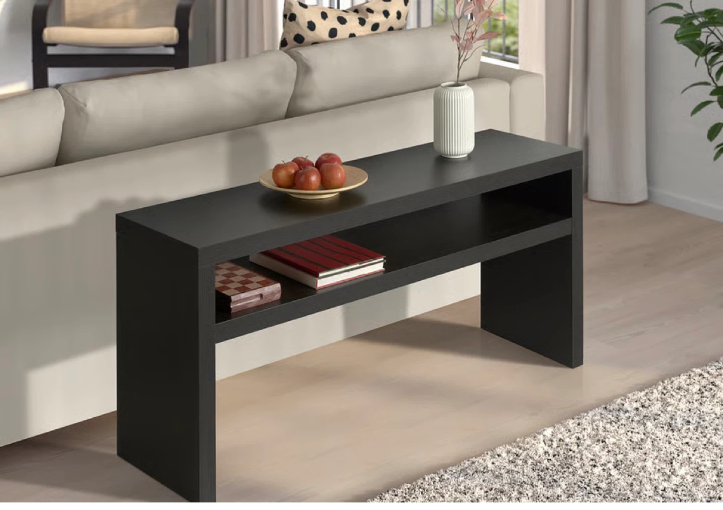 LACK Black Console Table - photo 5