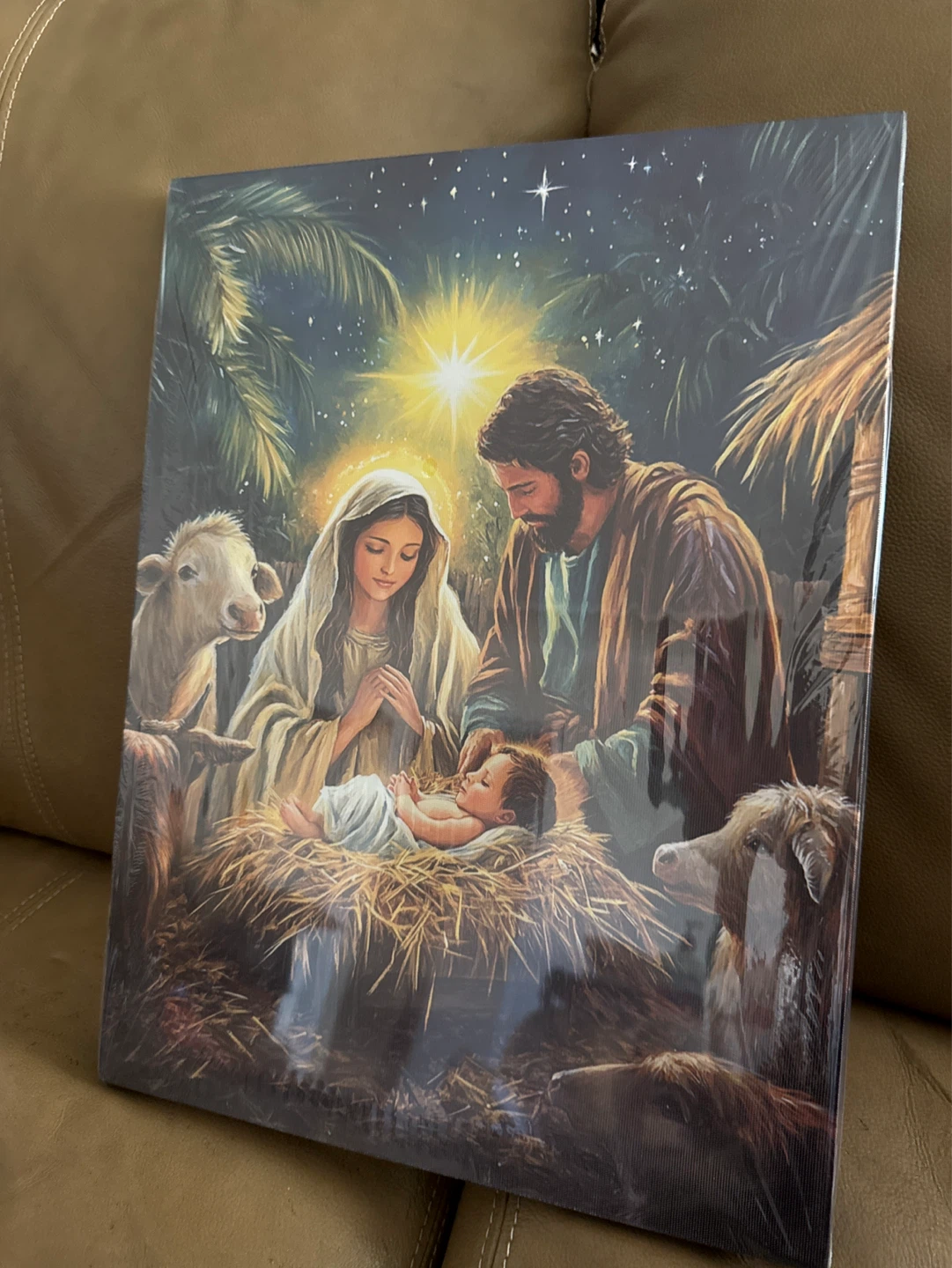 Nativity Scene Canvas Print