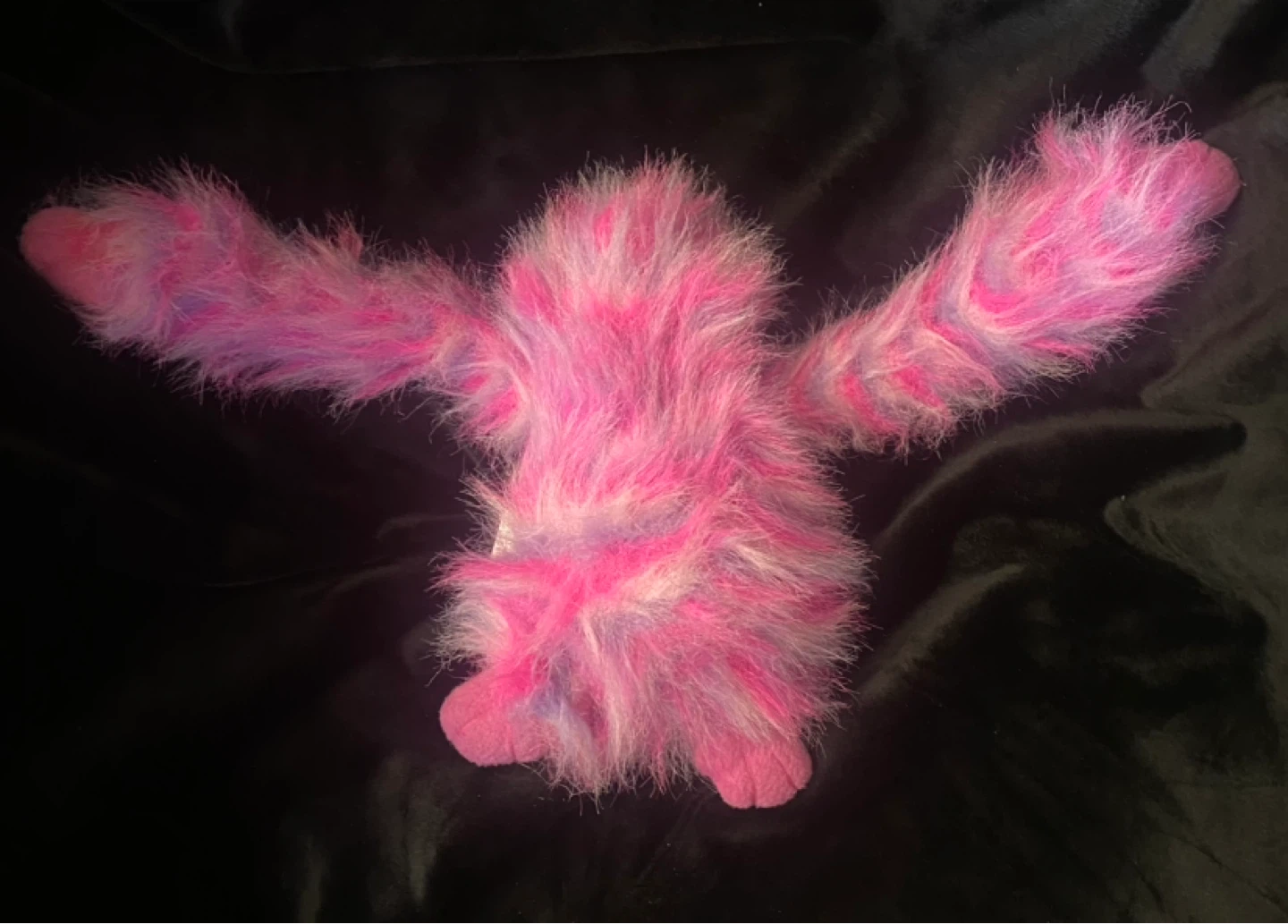 Funky Pink & Purple Shaggy Gorilla Plush - Best Made Toys - photo 3