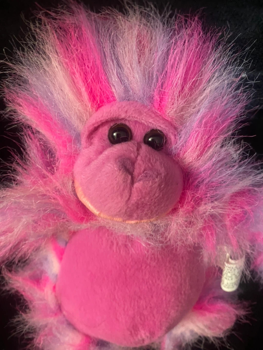 Funky Pink & Purple Shaggy Gorilla Plush - Best Made Toys