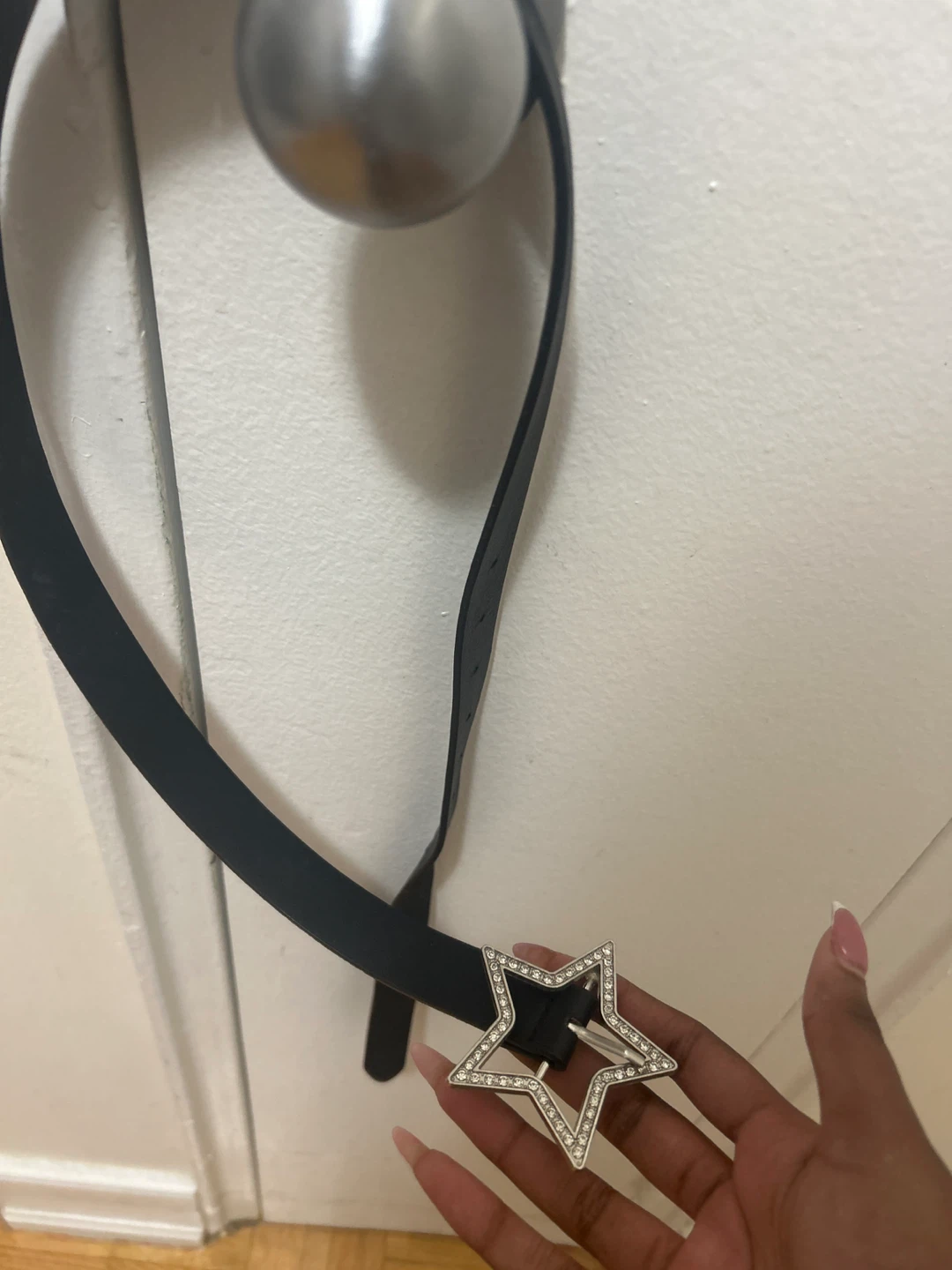 Black Belt with Star Buckle