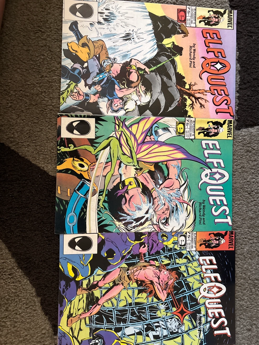 Elfquest Comics #15, #16, #17 - Marvel