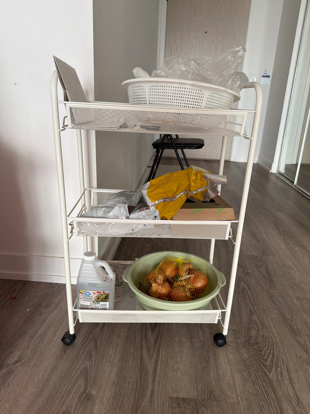3-Tier Rolling Storage Cart
