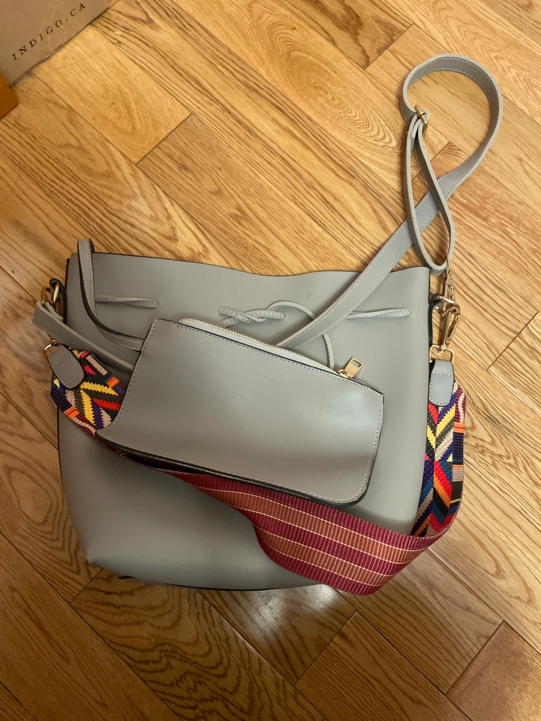 Bucket bag with additional pouch - photo 3