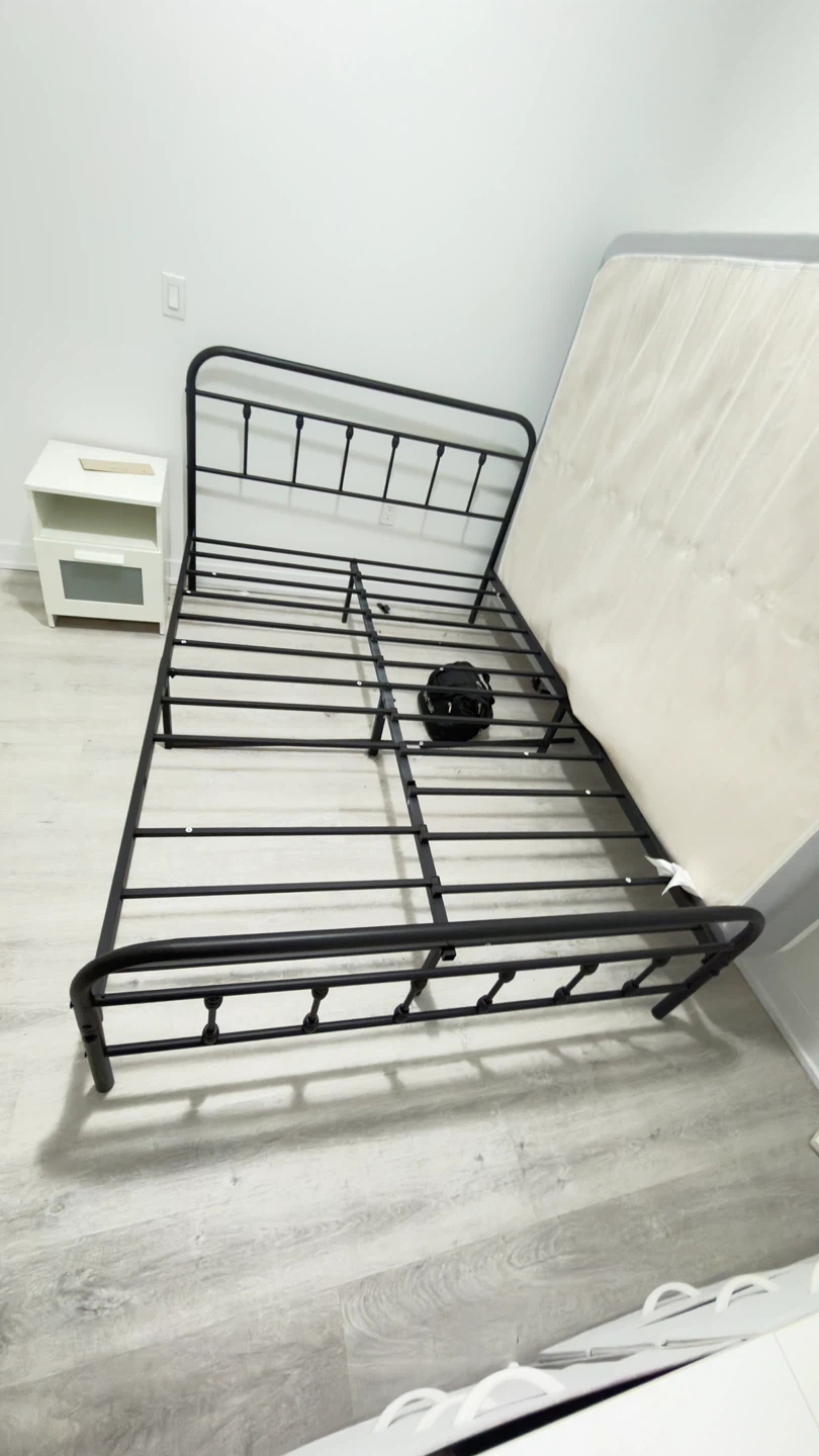 Black Metal Bed Frame