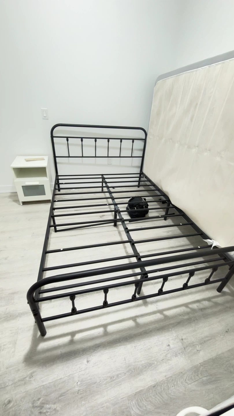 Black Metal Bed Frame - photo 4