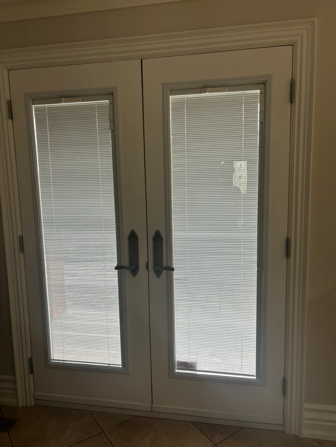 French Patio Doors with built in Blinds - photo 2