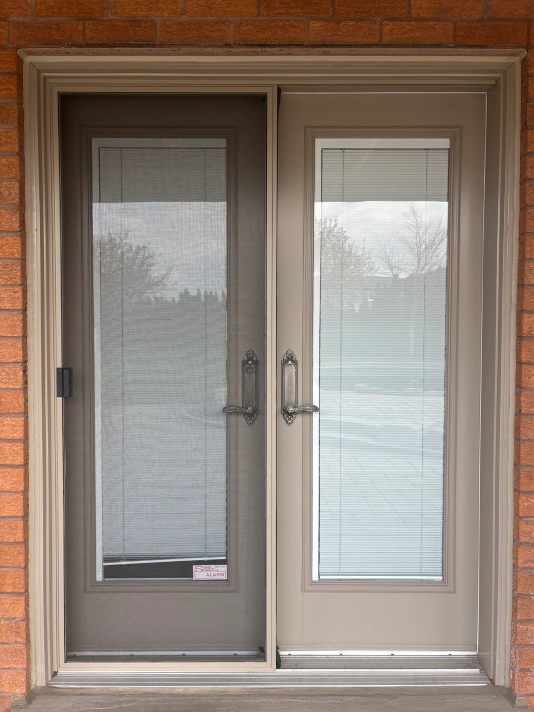 French Patio Doors with built in Blinds - photo 3